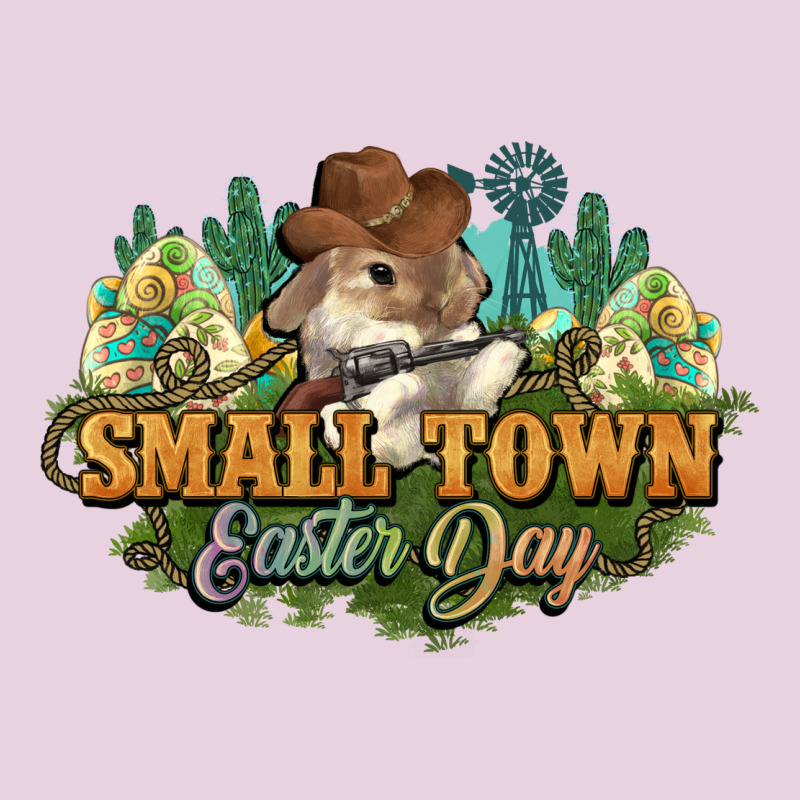 Small Town Easter Day Ladies Tee by NancyCooperArtShop | Teevron