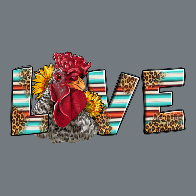 Love Rooster Head Heavyweight Sweatshirt by LillyAllenDesigns | Teevron