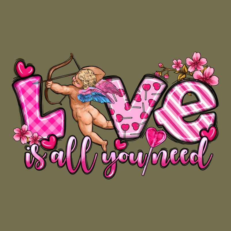 Love Is All You Need Vintage Hoodie by OliviaCreatesArt | Teevron