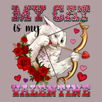 My Cat Is My Valentine Vintage Hoodie | Teevron
