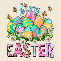 Happy Easter With Eggs Ladies Tee | Teevron