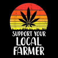 Local Support Farmer Weed Cannabis Retro 420 Thc Stoner Gift Heavyweight Sweatshirt | Teevron