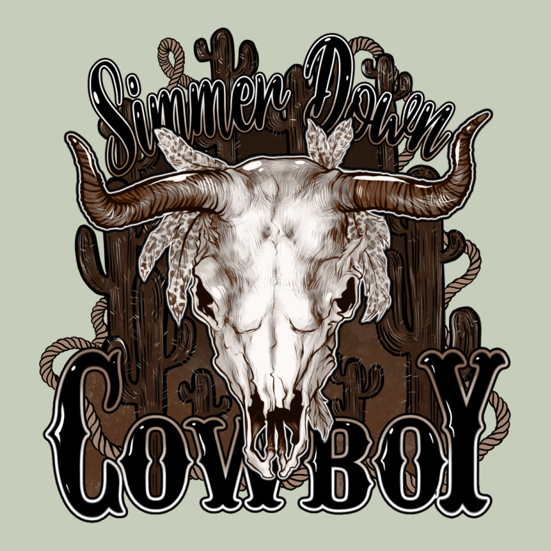 Simmer Down Cowboy Classic Tee by HowdyJamesFarm | Teevron
