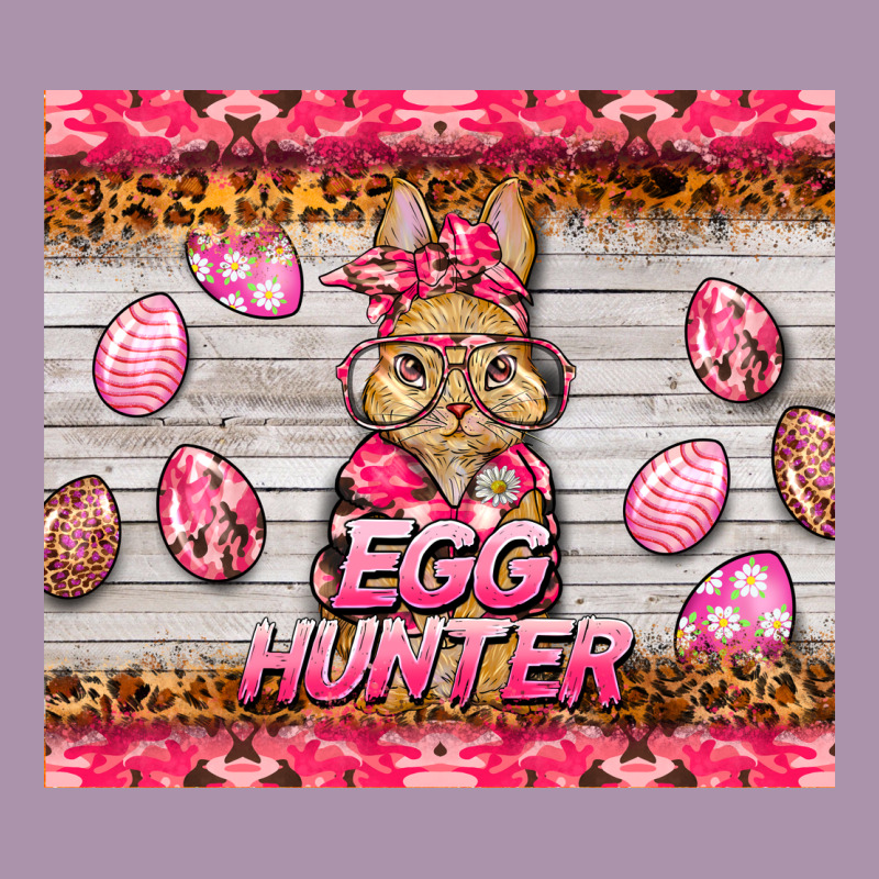 Easter Pink Camouflage Egg Hunter  Bunny Heavyweight Hoodie by BarkalooDesign | Teevron