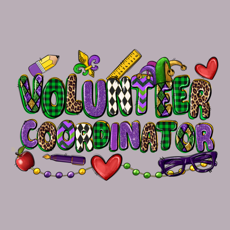 Volunteer Coordinator Mardi Gras Cowgirl Vintage Tee by CowGirlArtShop | Teevron