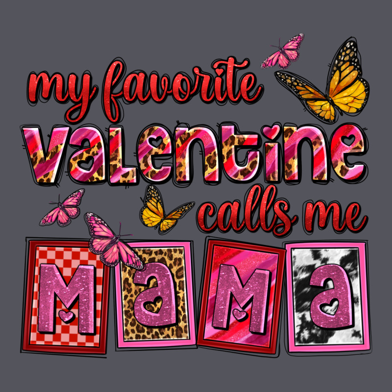 My Favorite Valentine Calls Me Mama Vintage Hoodie by OliviaCreatesArt | Teevron