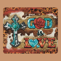 God Is Love Cross Heavyweight Hoodie | Teevron
