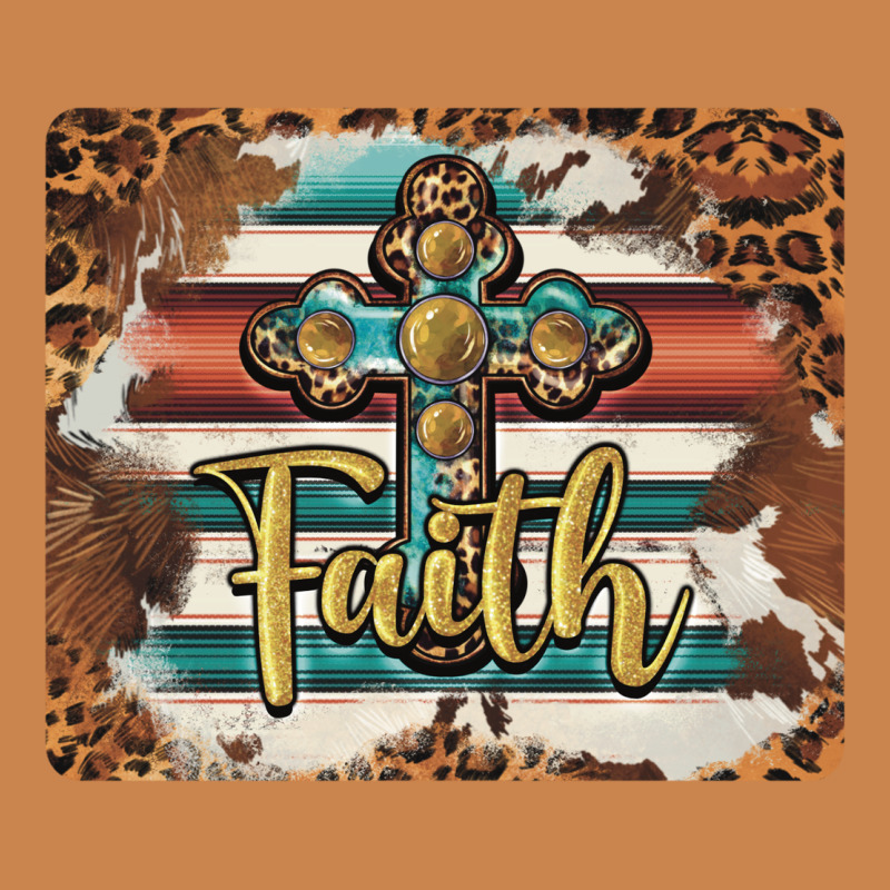 Faith Cross Mousepad Heavyweight Hoodie by BarkalooDesign | Teevron