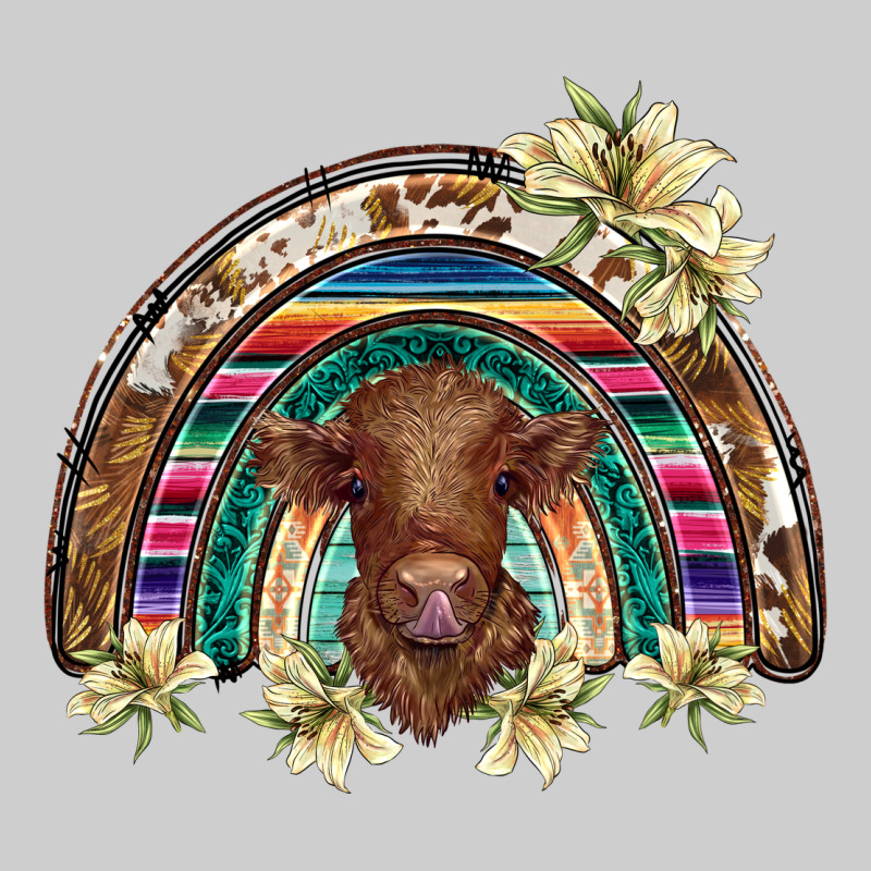 Scottish Calf Rainbow Premium Sweatshirt by BarkalooDesign | Teevron