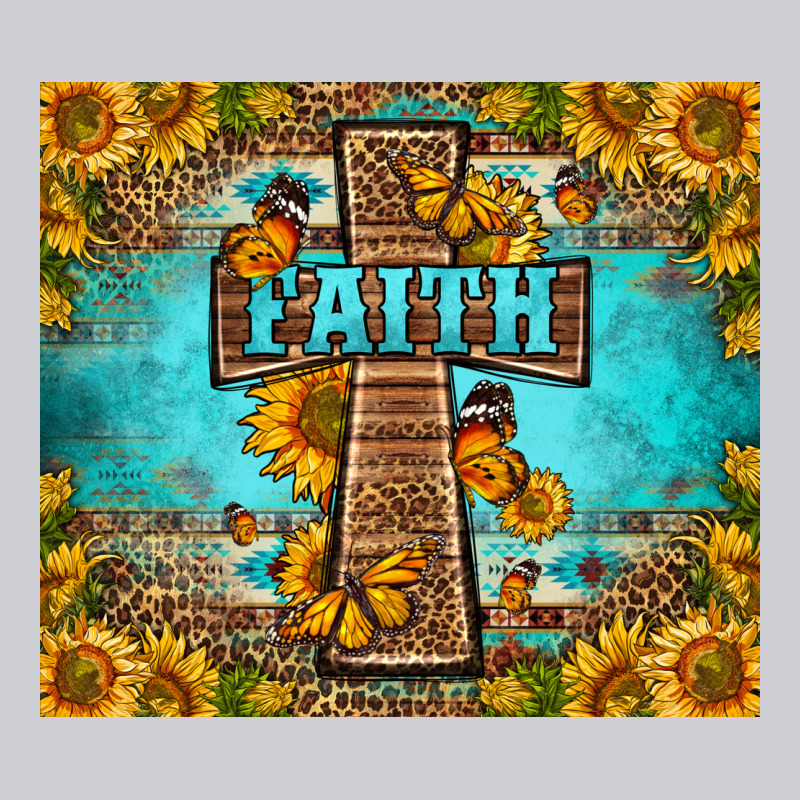 Western Faith Cross Butterfly Heavyweight Sweatshirt by LillyAllenDesigns | Teevron