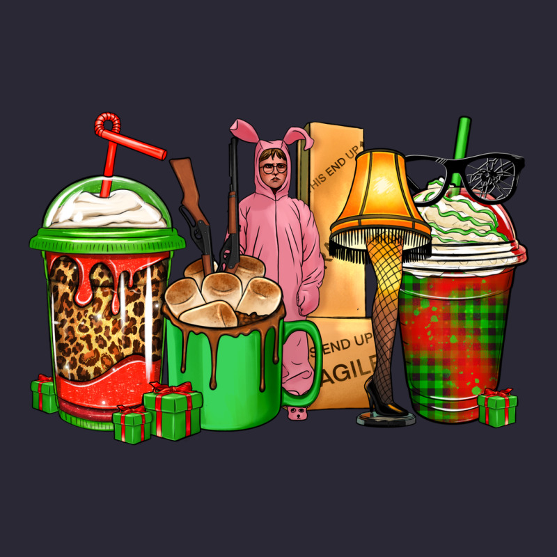 Christmas Movie Coffee Cups Vintage Tee by CowGirlArtShop | Teevron