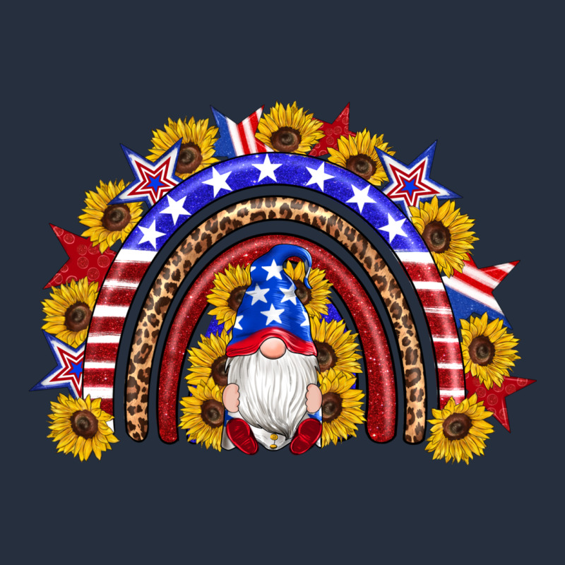 American Flag Gnomes Sunflowers Rainbow Zipper Hoodie by Artiststas | Teevron