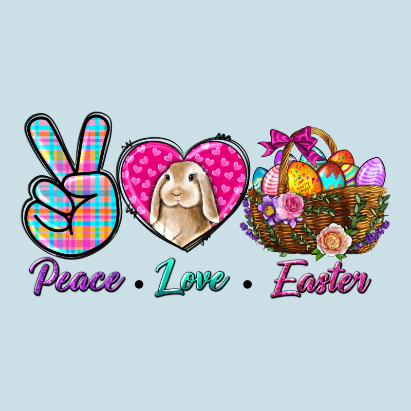 Peace Love Easter Ladies Tee by NancyCooperArtShop | Teevron