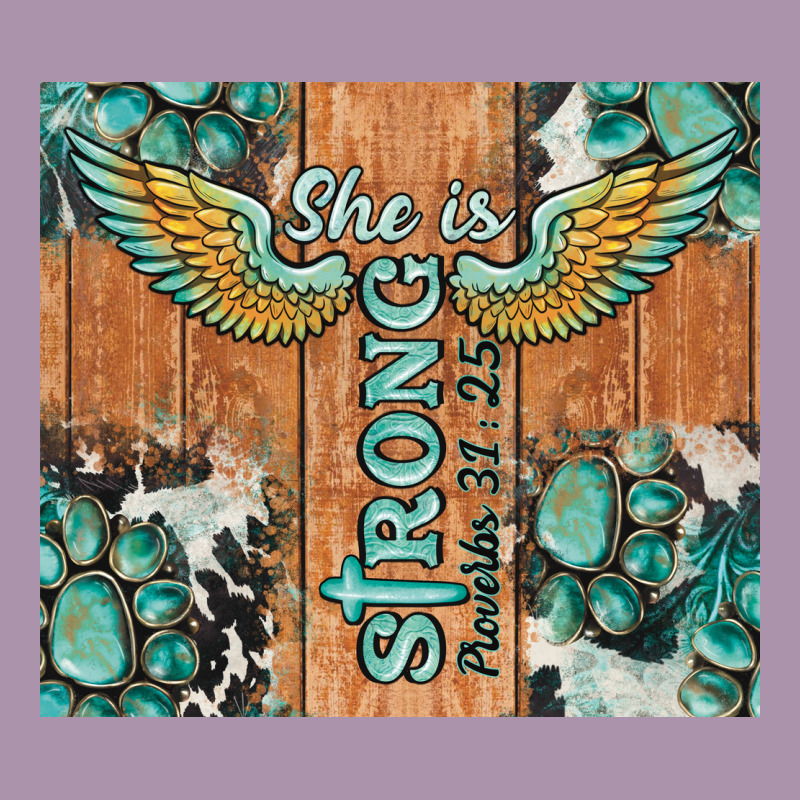 She Is Strong Tumbler Heavyweight Hoodie by BarkalooDesign | Teevron