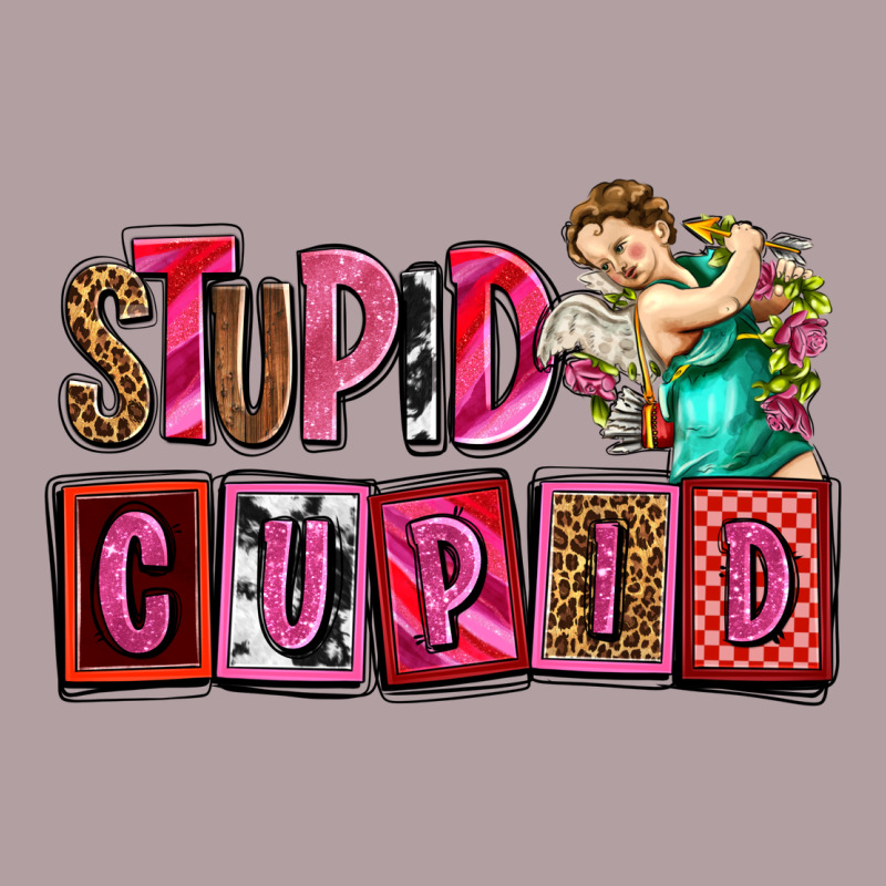 Stupid Cupid With Cupid Olivia Vintage Hoodie by OliviaCreatesArt | Teevron
