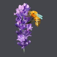 Honey Bee With Lavender Fa Element Long Sleeve Tee | Teevron