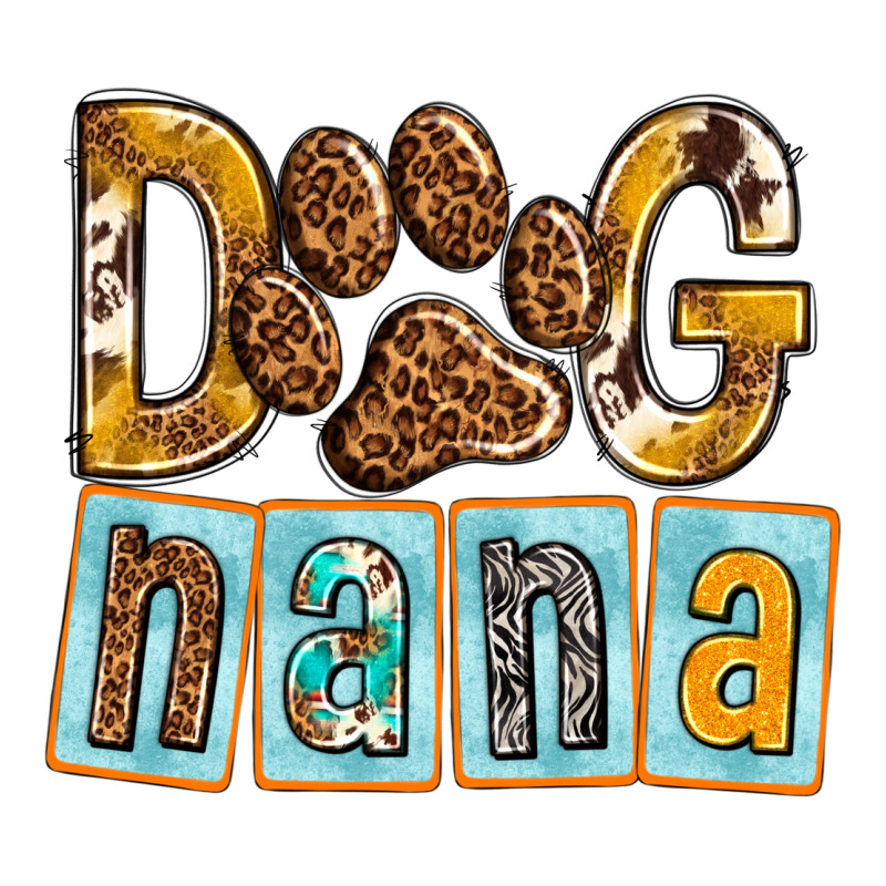 Dog Nana With Paw Premium Tee by texasbilliewilder | Teevron