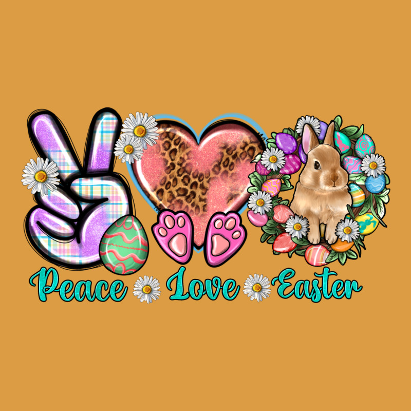 Peace Love Easter Day Urban Heavy Tee by HowdyJamesFarm | Teevron