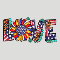 Love Sunflower Usa Flag Leopard Zipper Hoodie | Teevron