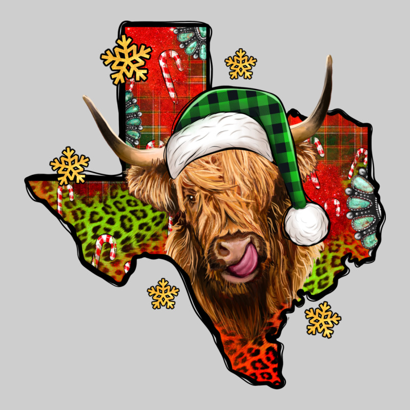 Christmas Texas Highland Cow Premium Tee by Jasminsmagicworld | Teevron