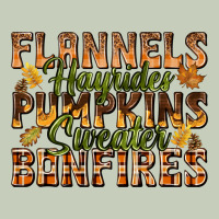 Flannels Hayrides Pumpkins Ladies Tee | Teevron