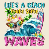 Life's A Beach Make Some Waves Premium Tee | Teevron