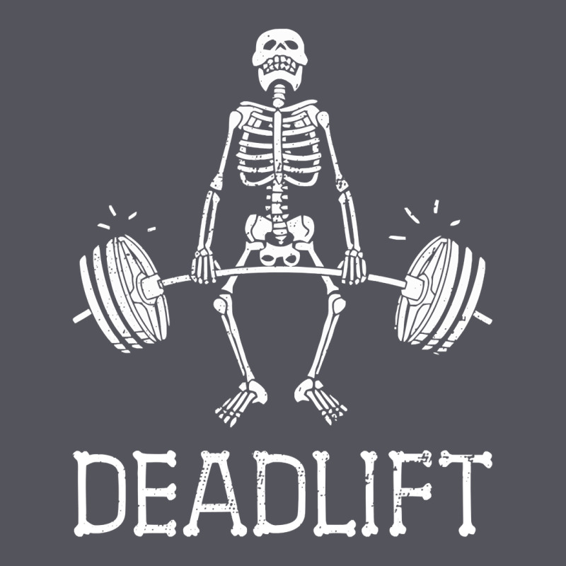 Deadlift Funny Halloween Skeleton Weight Lifting Workout Vintage Hoodie by longCreatives | Teevron