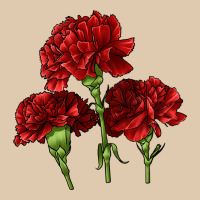 Scarlet Red Carnation Illustrations Heavyweight Sweatshirt | Teevron