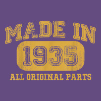 Made In 1935 87th Birthday Gifts 87 Year Old Birthday T-shirt Vintage Hoodie | Teevron