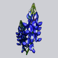 Bluebonnet Flower Illustrations Heavyweight Sweatshirt | Teevron