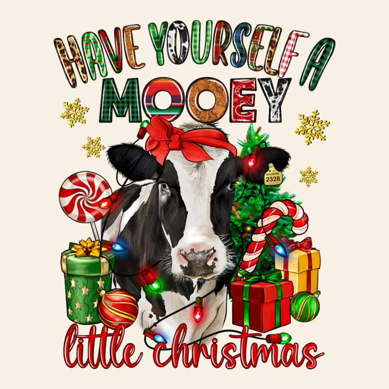 Have Yourself A Little Christmas Cow Vintage Tee by CowGirlArtShop | Teevron