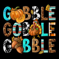Gobble Gobble Gobble With Turkey Ladies Tee | Teevron