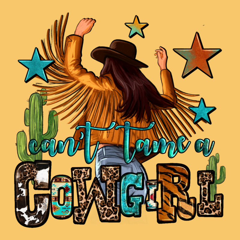 Can't Tame A Cowgirl Vintage Hoodie by OliviaCreatesArt | Teevron