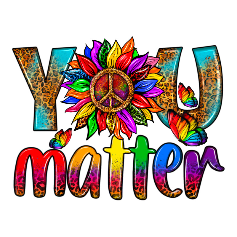 Lgbtq+ You Matter With Leopard Premium Tee by NancyCooperArtShop | Teevron
