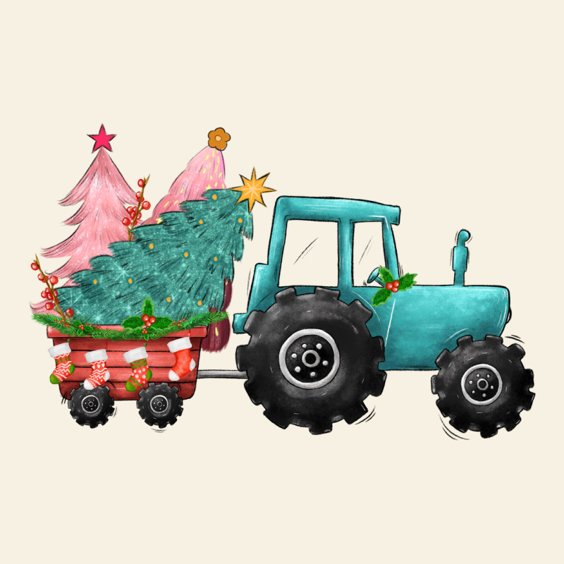Christmas Tree Tractor Vintage Tee by CowGirlArtShop | Teevron