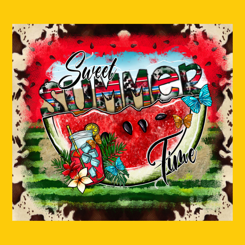 Sweet Summer Time Premium Hoodie by CowhideDigitalArt | Teevron