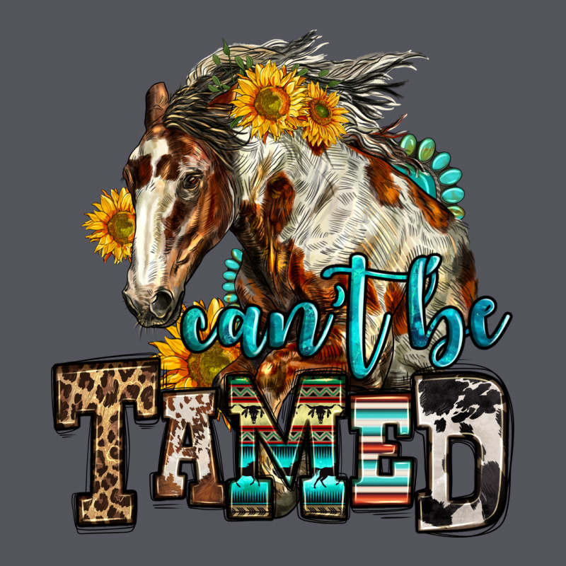 Can't Be Tamed Horse Vintage Hoodie by OliviaCreatesArt | Teevron