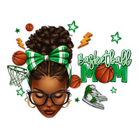 Afro Messy Bun Full Face Basketball Mom | Teevron