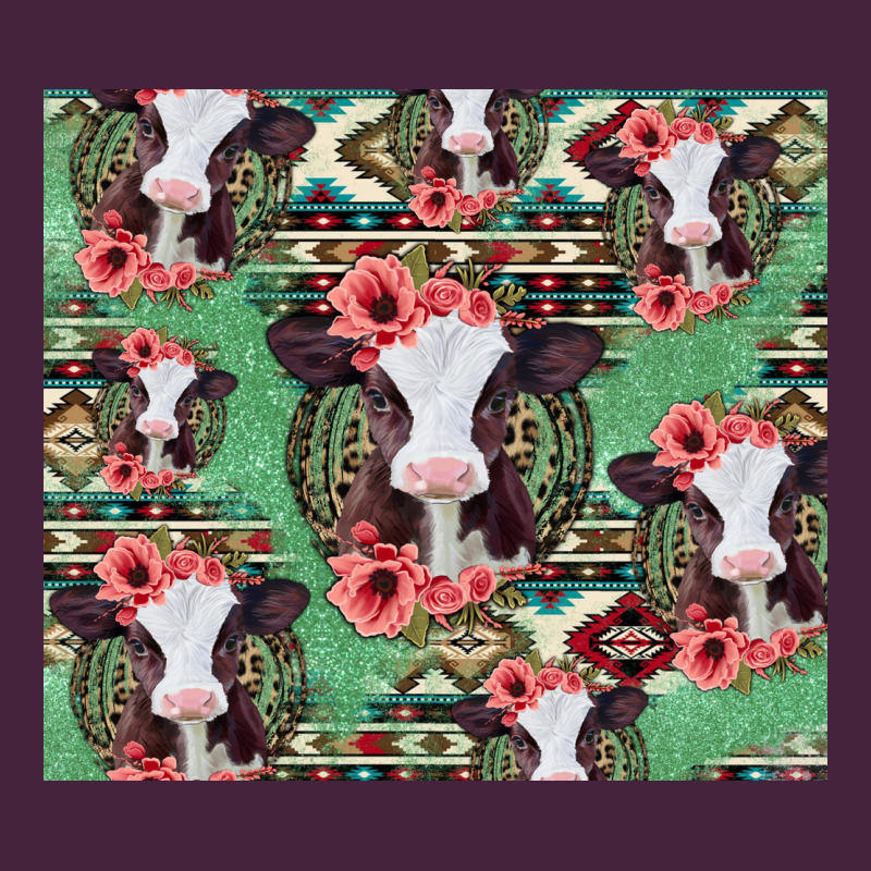 Baby Cow Floral Aztec Tumbler Premium Tee by Jasminsmagicworld | Teevron