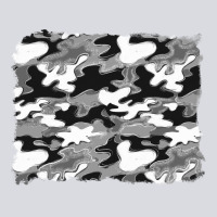Black And White Camouflage Background Zipper Hoodie | Teevron