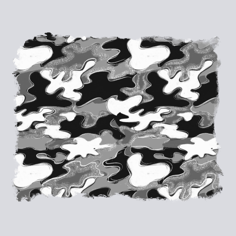 Black And White Camouflage Background Zipper Hoodie by Artiststas | Teevron