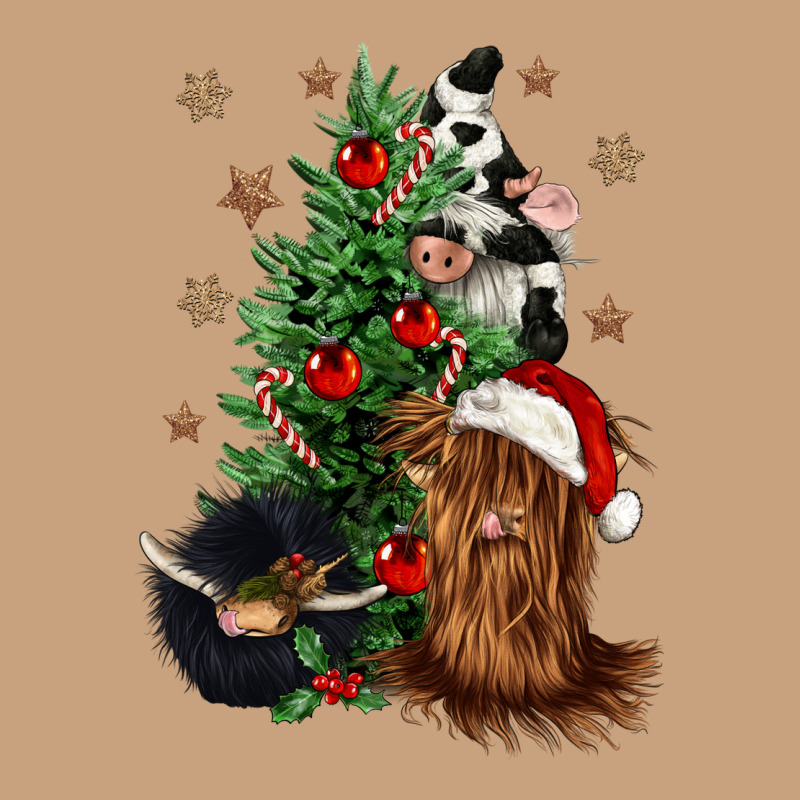 Heifer Cow Gnomies Christmas Tree Vintage Tee by CowGirlArtShop | Teevron