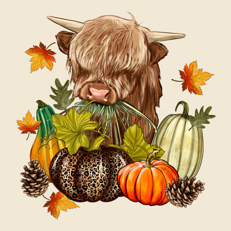 Heifer With Pumpkins Ladies Tee by texasbilliewilder | Teevron