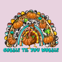 Gobble Til You Wobble With Rainbow Ladies Tee | Teevron