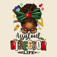 Assistant Director Life Afro Messy Bun Premium Tee | Teevron