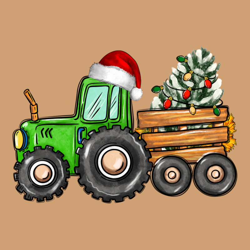 Christmas Tractor Vintage Tee by CowGirlArtShop | Teevron