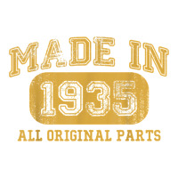 Made in 1935 87th Birthday Gifts 87 Year old Birthday T-Shirt | Teevron