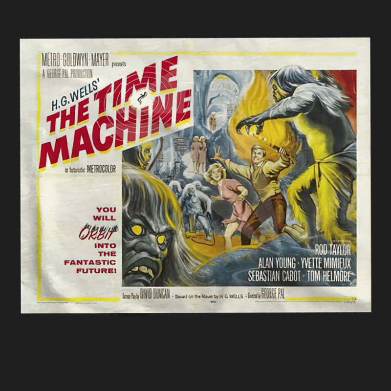 The Time Machine, Time Travel, Retro Movie Poster, Cult Classic, Futur Classic Tee by longCreatives | Teevron