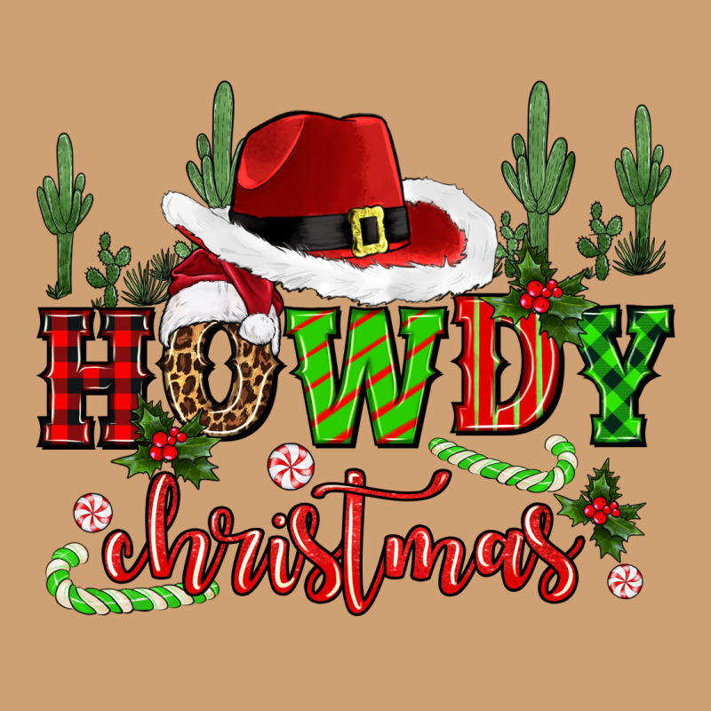 Howdy Christmas Cowboy Hat Vintage Tee by CowGirlArtShop | Teevron
