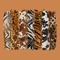 Western Animal Patterns Brushstoke Heavyweight Hoodie | Teevron
